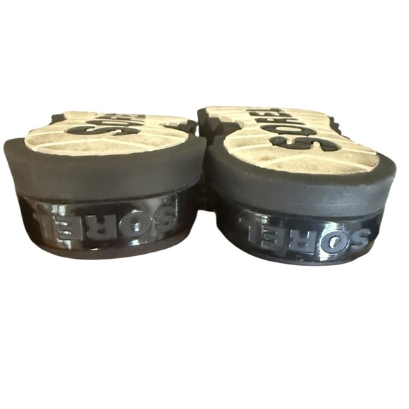 Sorel Black and White Sandals - Picture 4 of 5